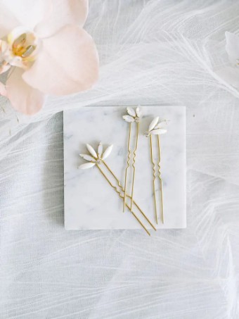 Hushed Commotion Darla Hair Pins #0 default Gold/Silver thumbnail