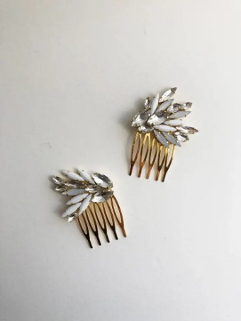 Hushed Commotion Tierney Hair Combs #0 default Gold thumbnail