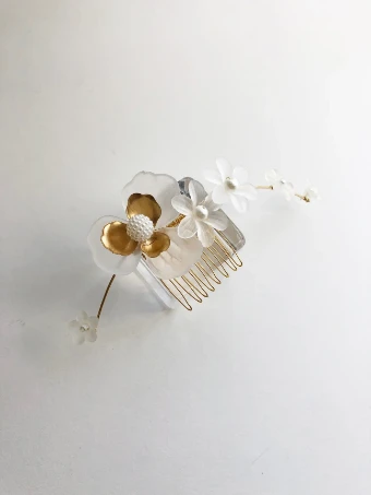 Hushed Commotion Leigh Comb #0 default Gold/Silver/Rose Gold thumbnail