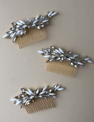Hushed Commotion Fallon Comb #1 default Ivory/Clear/Tea thumbnail