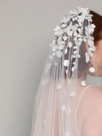 Alexandra Grecco Anne Veil #0 default Off White thumbnail