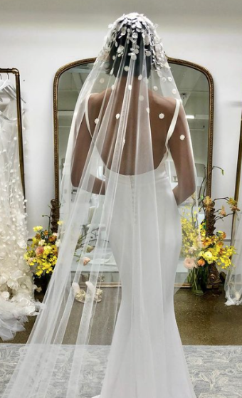 Alexandra Grecco Anne Veil by Alexandra Grecco #1 default Off White thumbnail