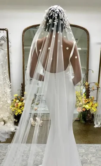 Alexandra Grecco Anne Veil #1 default Off White thumbnail