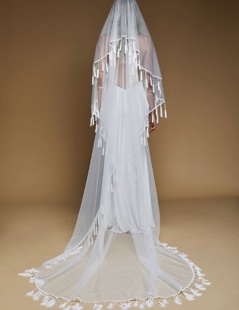 Rue de Seine Zodiac Veil by Rue De Seine #0 default Off White thumbnail