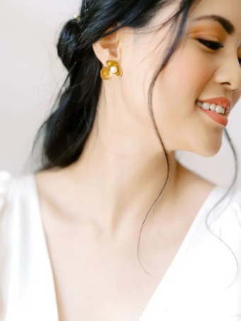 Hushed Commotion Raine Earring by Hushed Commotion #1 default Gold thumbnail
