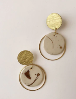 Hushed Commotion Jill Earring #0 default Brass thumbnail