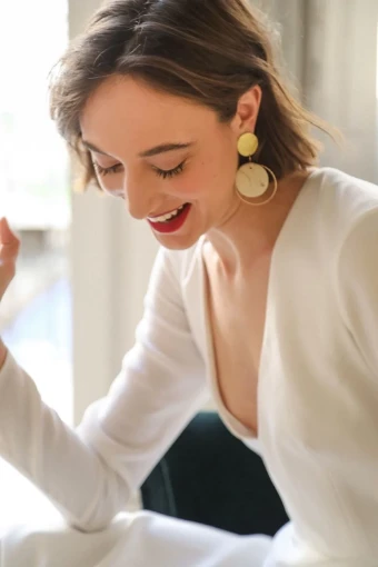 Hushed Commotion Jill Earring by Hushed Commotion #1 default Brass thumbnail