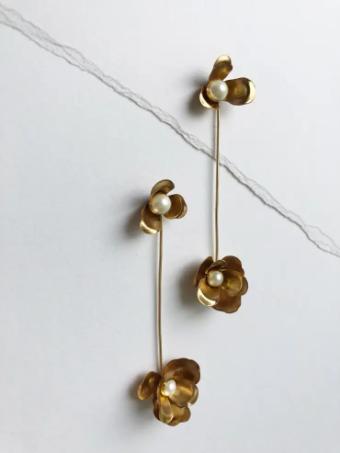 Hushed Commotion Twyla Earring #0 default Gold/Silver thumbnail