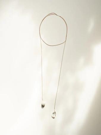 Hushed Commotion Brodi Asymmetric Wrap Necklace #0 default Gold/Silver thumbnail