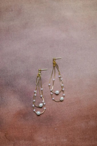 Hushed Commotion Slaton Earring by Hushed Commotion #0 default Gold/Silver thumbnail