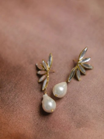 Hushed Commotion Perry Earrings #0 default Gold/Silver thumbnail