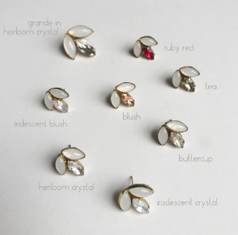 Hushed Commotion Erin Earrings #0 default Heirloom Crystal thumbnail