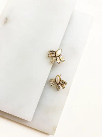 Hushed Commotion Asher Earring #0 default Pearl/Crystal thumbnail