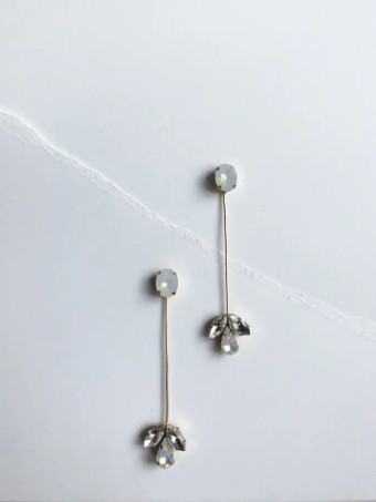 Hushed Commotion Edyth earring #0 default Gold/Crystal thumbnail
