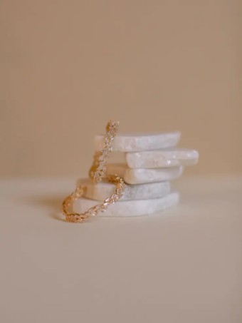 Hushed Commotion Monroe earring by Hushed Commotion #1 Champagne/Silver thumbnail