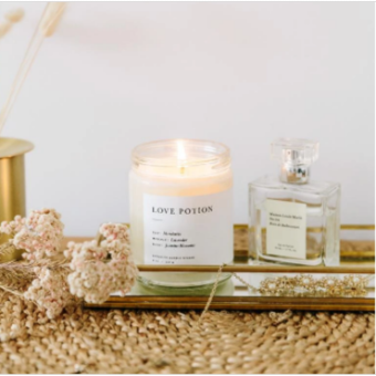 Brooklyn Candle Studio Love Potion Minimalist Candle by Brooklyn Candle Studio #0 default Ivory thumbnail