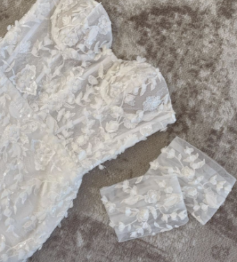 Made With Love Posie Cuffs by Made with Love #0 default Ivory thumbnail