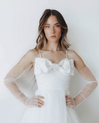 Untamed Petals Minimalist Sheer Gloves by Untamed Petals #2 default White thumbnail