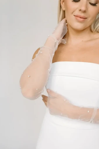 Alyssa Kristin Pearl Gloves #0 default Pearl thumbnail