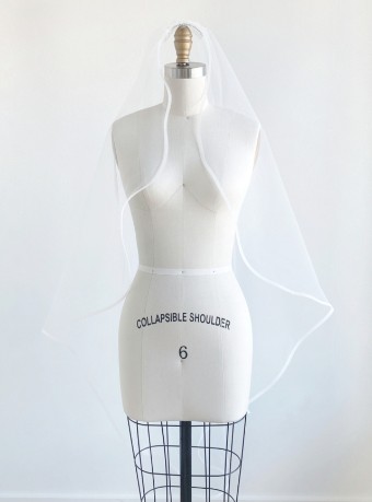 Sara Gabriel Headpieces Marina Veil #0 default Diamond White thumbnail