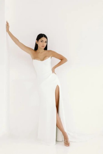 Alyssa Kristin Brie - plain skirt- by Alyssa Kristin #0 default Natural White thumbnail