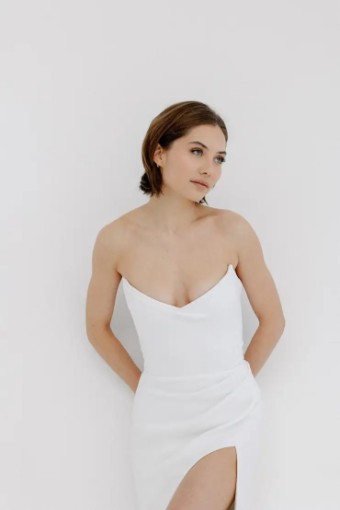 Alyssa Kristin Brie - plain skirt- by Alyssa Kristin #2 Natural White thumbnail