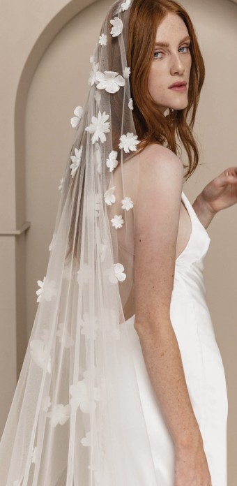 Rue de Seine Cora Veil by Rue De Seine #1 default Off White thumbnail