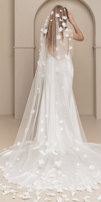 Rue de Seine Cora Veil by Rue De Seine #0 default Off White thumbnail