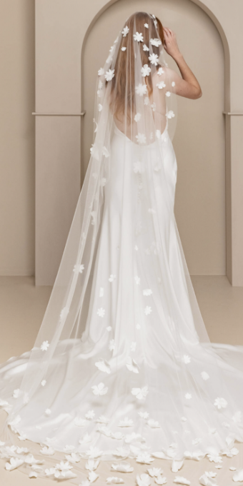Rue de Seine Cora Veil by Rue De Seine #0 default Off White thumbnail