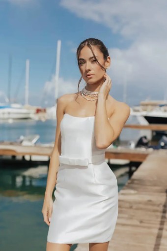 Untamed Petals Makena Dress #0 default Light Ivory thumbnail