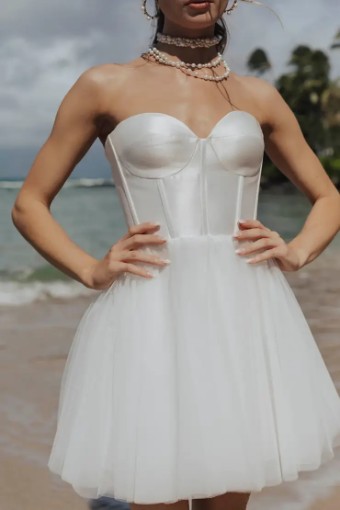Untamed Petals Halsey Dress #1 default Light Ivory thumbnail