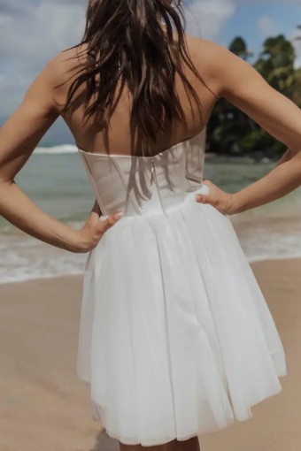 Untamed Petals Halsey Dress #2 Light Ivory thumbnail