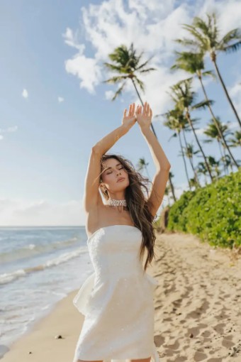 Untamed Petals Kane Dress #0 default Light Ivory thumbnail