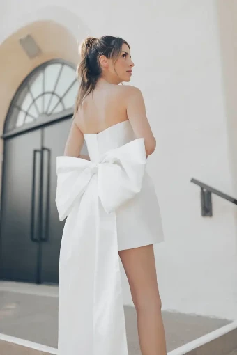 Untamed Petals Frankie Dress #2 Light Ivory thumbnail