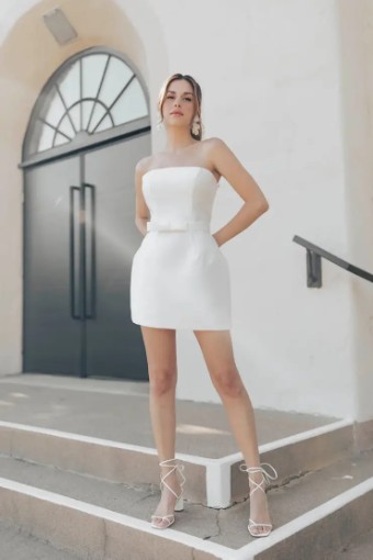 Untamed Petals Frankie Dress #1 Light Ivory thumbnail