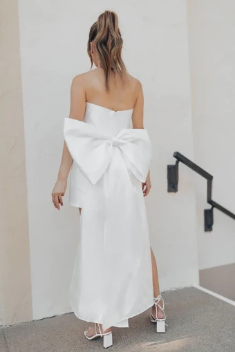 Untamed Petals Frankie Dress #3 Light Ivory thumbnail