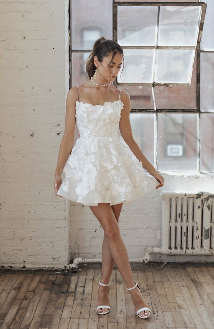 short fitted dress Rachel Allan 40257 Sweetheart Short Fitted Dress with Long Sleeves