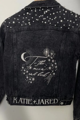 Heirloom Bridal Company To the Moon Denim Jacket by Heirloom Bridal #0 default Classic Blue Denim thumbnail