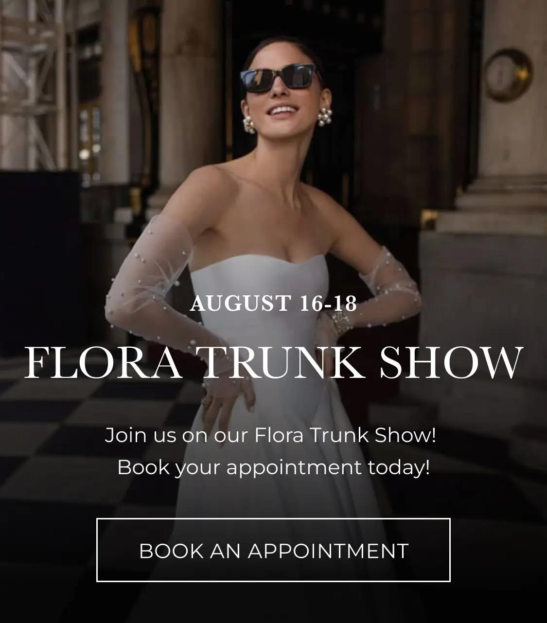 picture promoting Flora Trunk Show