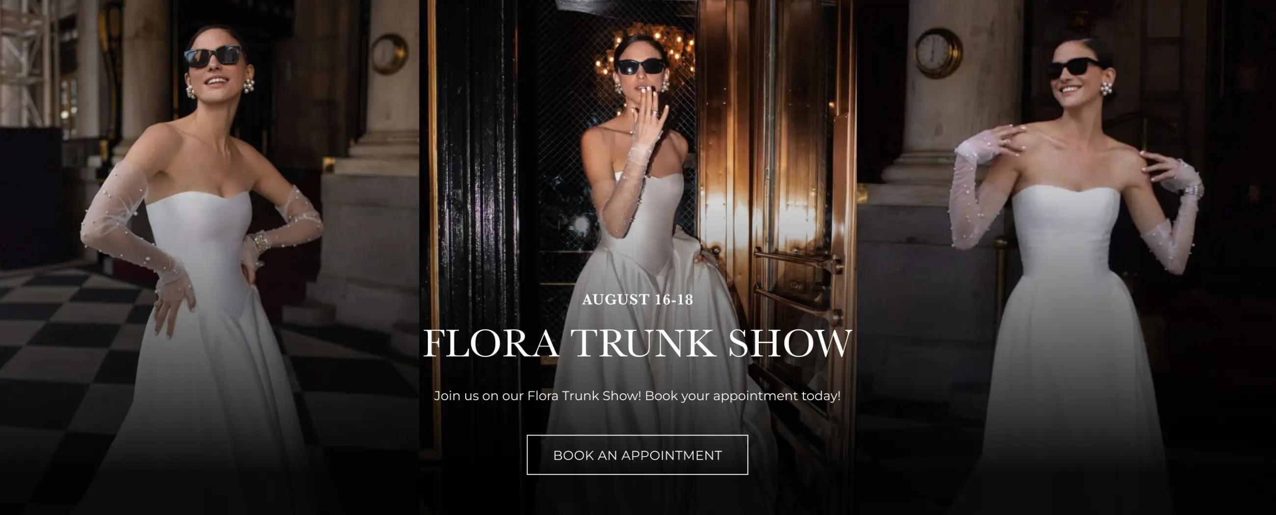 picture promoting Flora Trunk Show