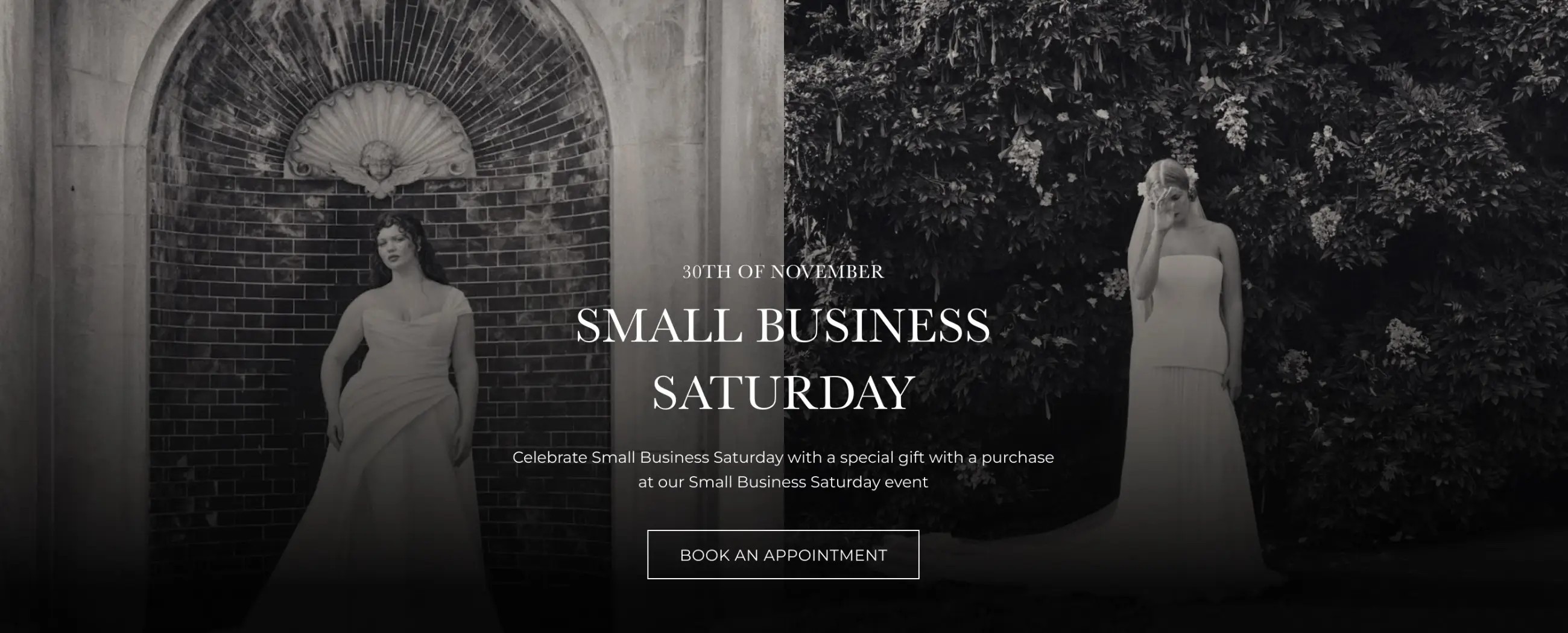 Small Business Saturday event banner