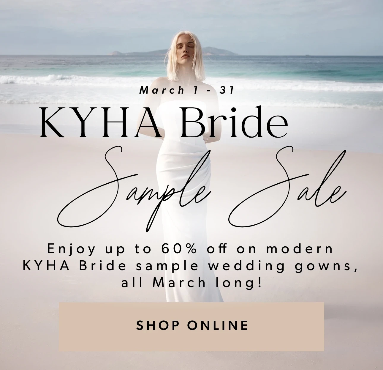 Kyha Bride Sample Sale Event