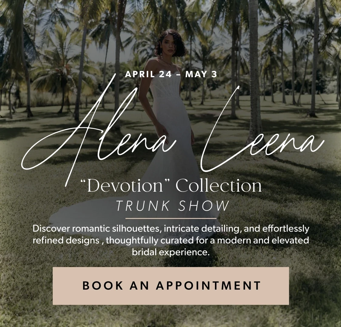 Aleena Leena Devotion Trunk Show Banner