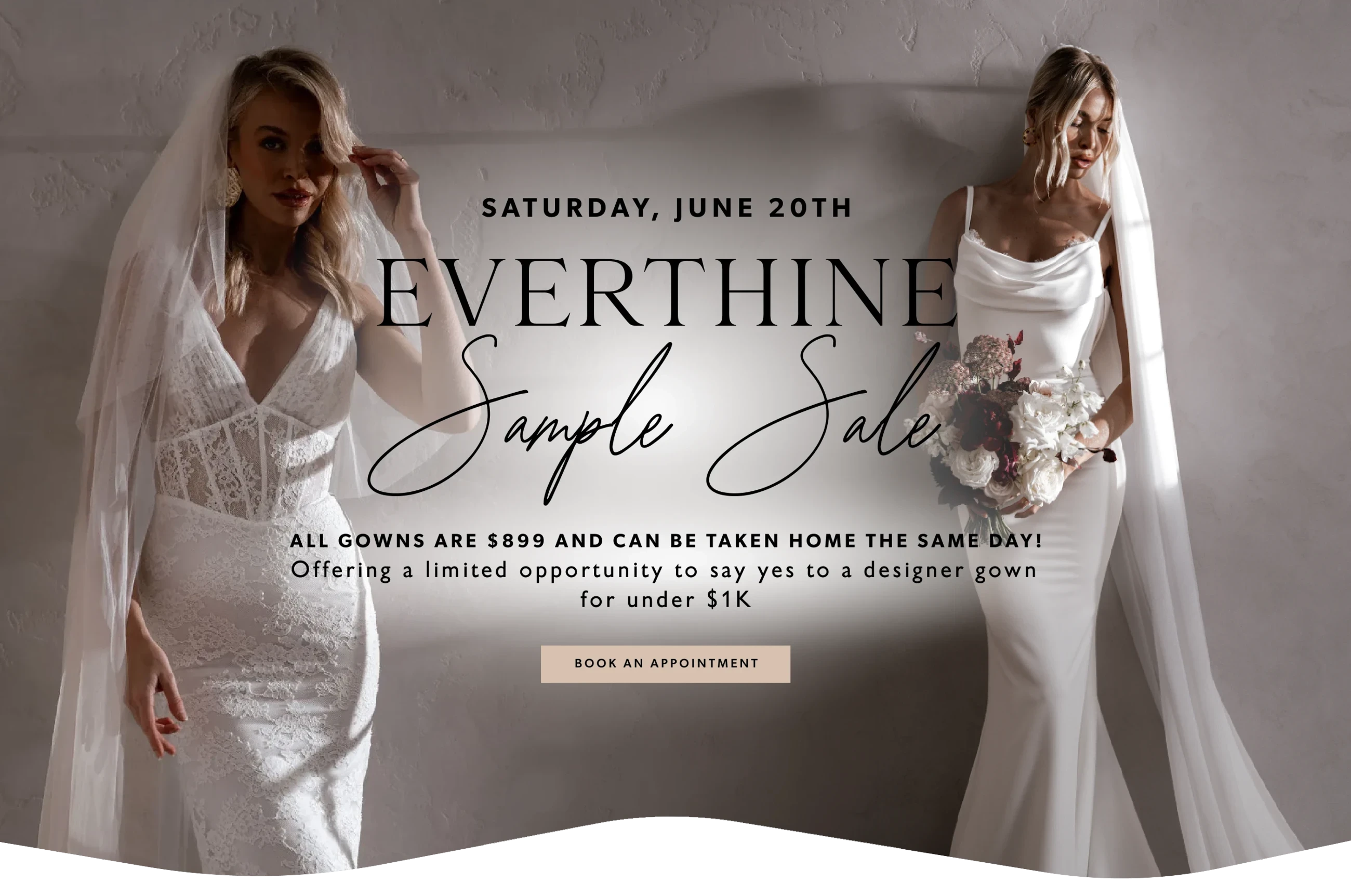 Everthine Sample Sale Event Banner