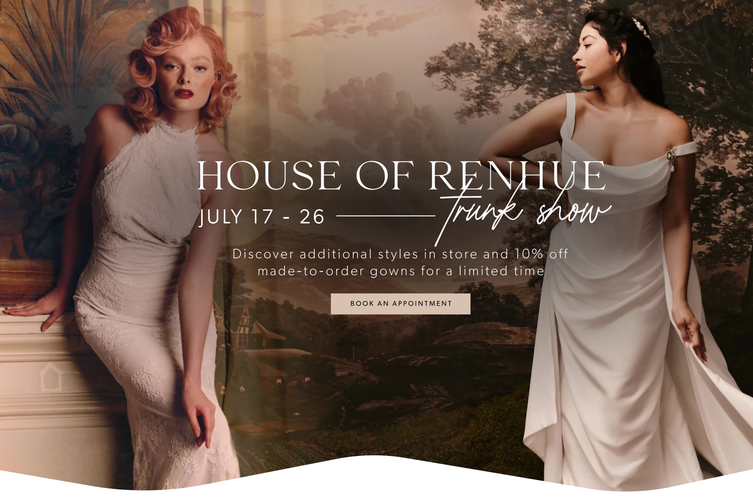 House of Renhue Trunk Show Banner