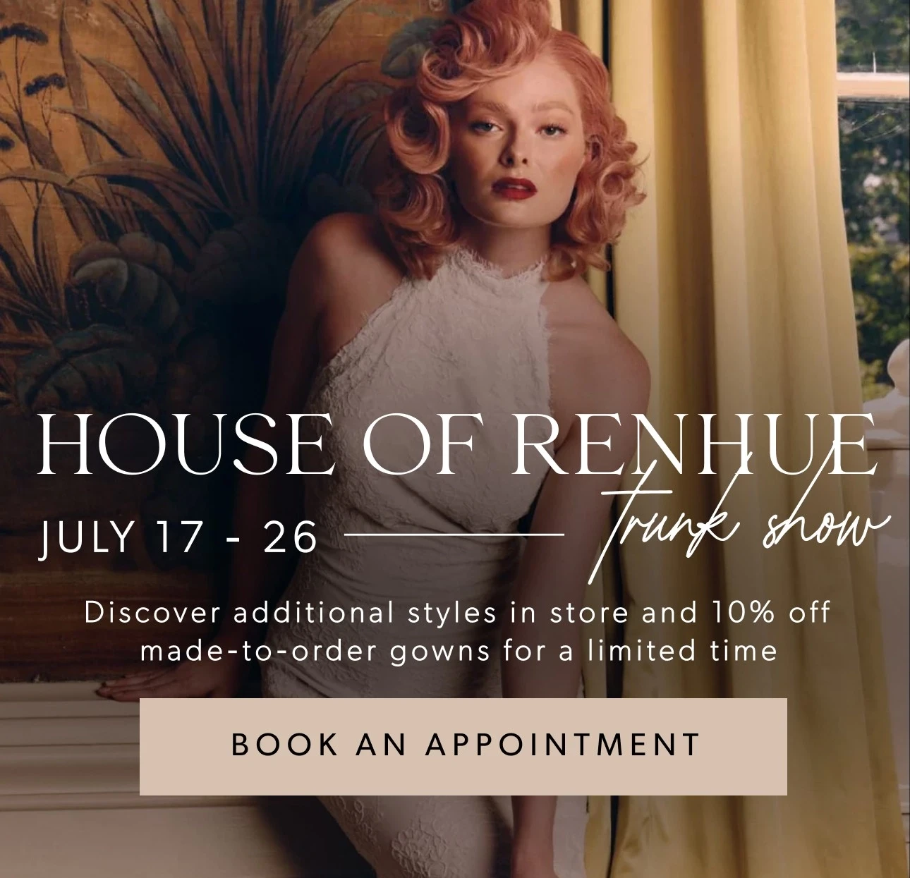 House of Renhue Trunk Show Banner