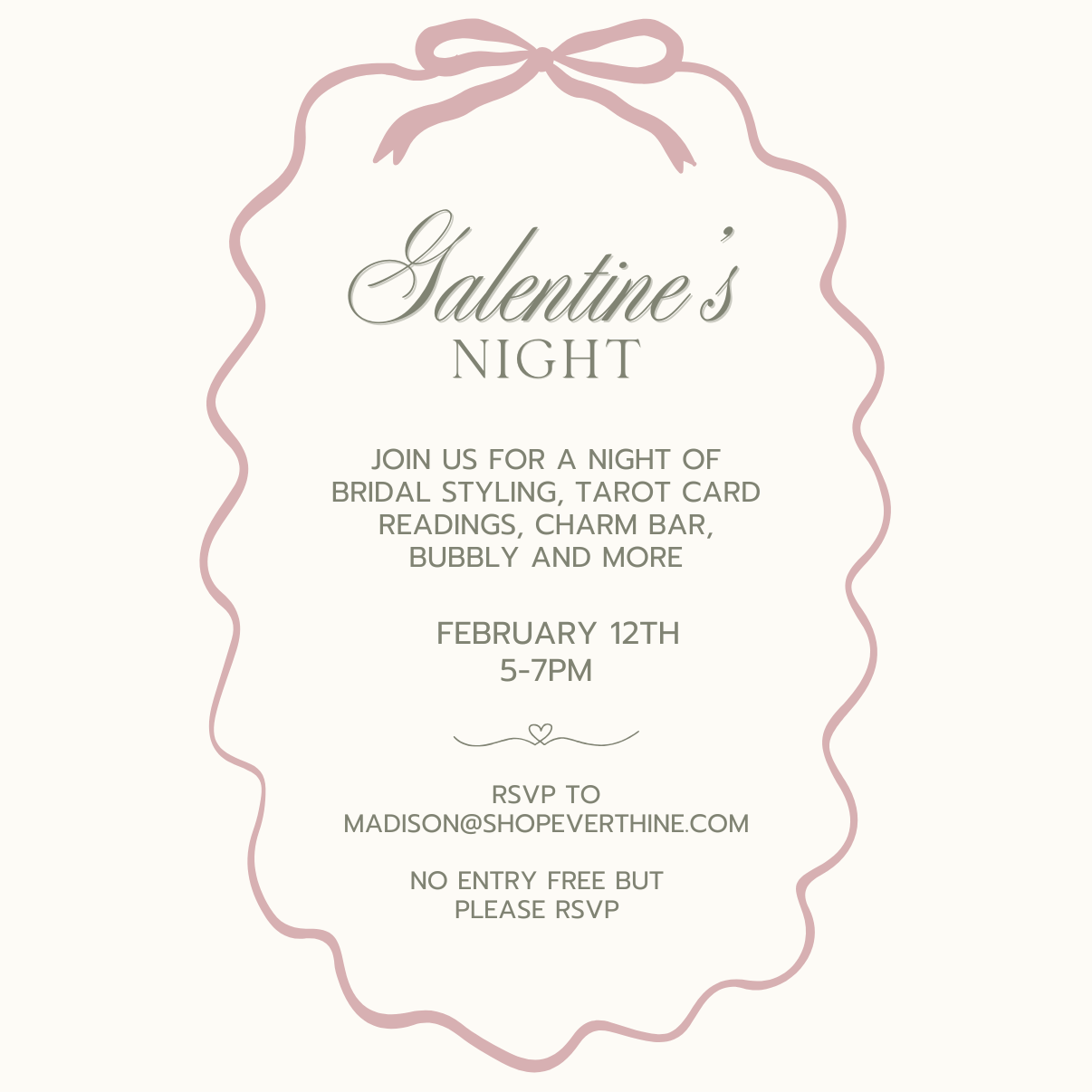 galentines night at everthine